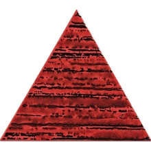 Petracer`s Triangolo L Arte Rosso Декор 17x17 см, Италия, под камень  - фото 1 - фото 1