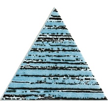 Petracer`s Triangolo L Arte Azzurro Декор 17x17 см, Италия, под камень  - фото 1 - фото 1