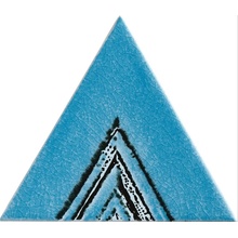 Petracer`s Triangolo Lei Azzurro Декор 17x17 см, Италия, под камень  - фото 1 - фото 1