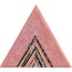 Petracer`s Triangolo Lei Rosa Декор 17x17 см, Италия, под камень  - фото 1