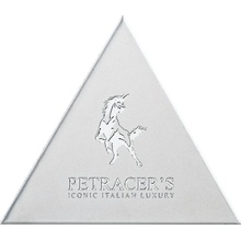 Petracer`s Triangolo Logo Su Platino Matt Декор 17x17 см, Италия, под камень  - фото 1 - фото 1