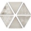 Petracer`s Triangolo Vibrazioni Platino Декор 17x17 см, Италия, под камень  - фото 1