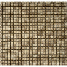 Pixel mosaic Венеция PIX 352 Light Emperador чип 10x10 мм Матовая Мозаика 30,5x30,5 см, Китай, под мозаику - фото 1 - фото 1
