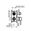 Plumberia Selection INT9036 Скрытая часть смесителя 8,9x6,7x14,8 см, Италия - фото 2