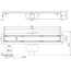 Plumberia Selection PST In-Tile PST60OB Золото брашированное 60 Душевой трап 60x10x7,35 см, Италия - фото 9