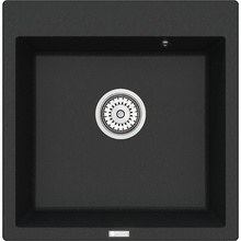 Point Арбель PN3001B Черная матовая 51 Мойка кухонная 52x51x22 см, Россия - фото 1 - фото 1