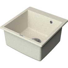 Point Арбель PN3001BG Светло-бежевая матовая 51 Мойка кухонная 52x51x22 см, Россия - фото 1 - фото 1