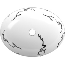 Point Артемида PN43151WB Белая/Черная 51 Накладная (чаша) 39x51x14 см, Россия - фото 1 - фото 2