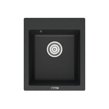 Point Динара PN3004B Черный 42 Мойка кухонная 42x42x21,5 см, Россия - фото 1 - фото 1