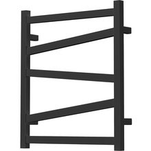 Point Феникс PN15156B П5 50х60 Черный матовая Полотенцесушитель водяной 9x53x60 см, Россия - фото 1 - фото 3