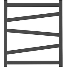 Point Феникс PN15156B П5 50х60 Черный матовая Полотенцесушитель водяной 9x53x60 см, Россия - фото 1 - фото 2