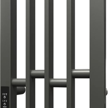 Point Фрея PN20738GB П2 18x80 Графит блеск Полотенцесушитель электрический 10,5x21x80 см, Россия - фото 1 - фото 4