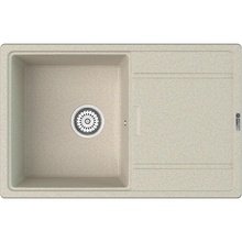 Point Лаура PN3005BG Светло-бежевая матовая 78 Мойка кухонная 50x78x21,5 см, Россия - фото 1 - фото 1