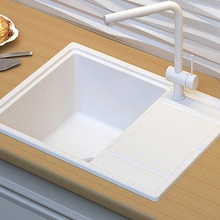 Point Стил PN3009B Черная матовая 65 Мойка кухонная 50x65x21,5 см, Россия - фото 1 - фото 3