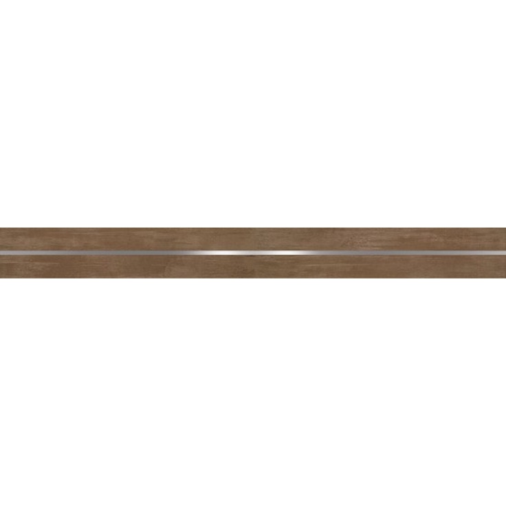 Polcolorit Centro Marrone STR Бордюр 6x60 см, Польша, под обои  - фото 1