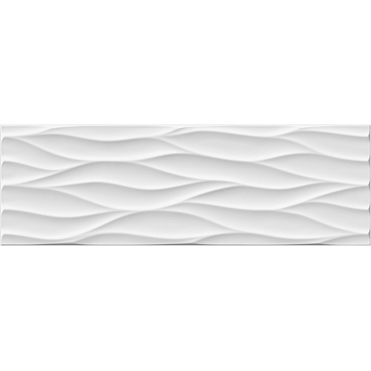 Polcolorit Cristal Sm-Bianco Struktura Настенная плитка 24,4x74,4 см, Польша, ничего - фото 1