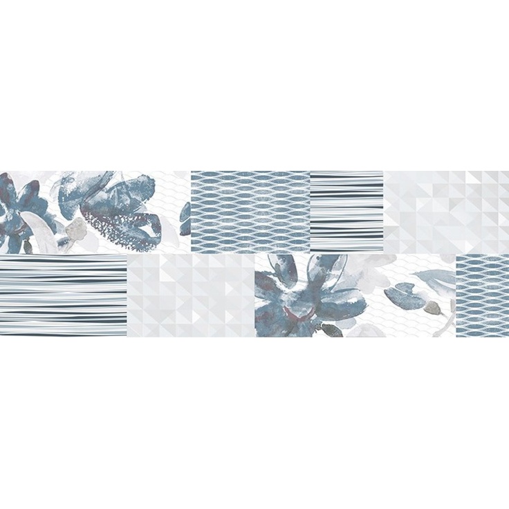 Polcolorit Cristal Dn-BL WAVE Декор 24,4x74,4 см, Польша, под обои  - фото 1