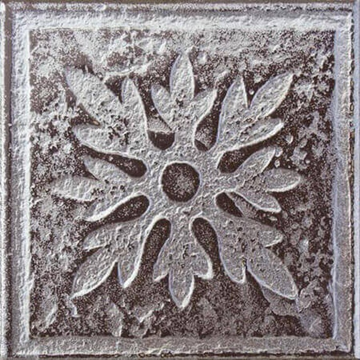 Polcolorit Magma Silver B Tozzetto Настенная плитка 10x10 см, Польша - фото 1