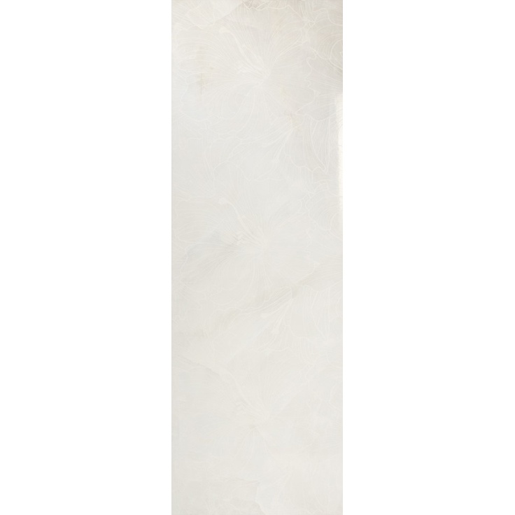 Porcelanite Dos Monaco 1217 White Decor Ret Настенная плитка 40x120 см, Испания, под камень  - фото 1