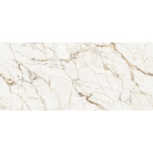 Porcelanosa Calacata 100332619 Gold Pol Керамогранит 120x270 см, Испания, под мрамор - фото 1 - фото 1