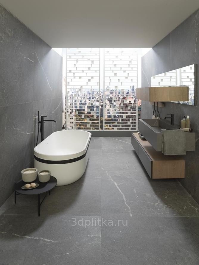 Porcelanosa Lucerna 59,6x59,6, керамика, Испания, под камень  - фото интерьера 1