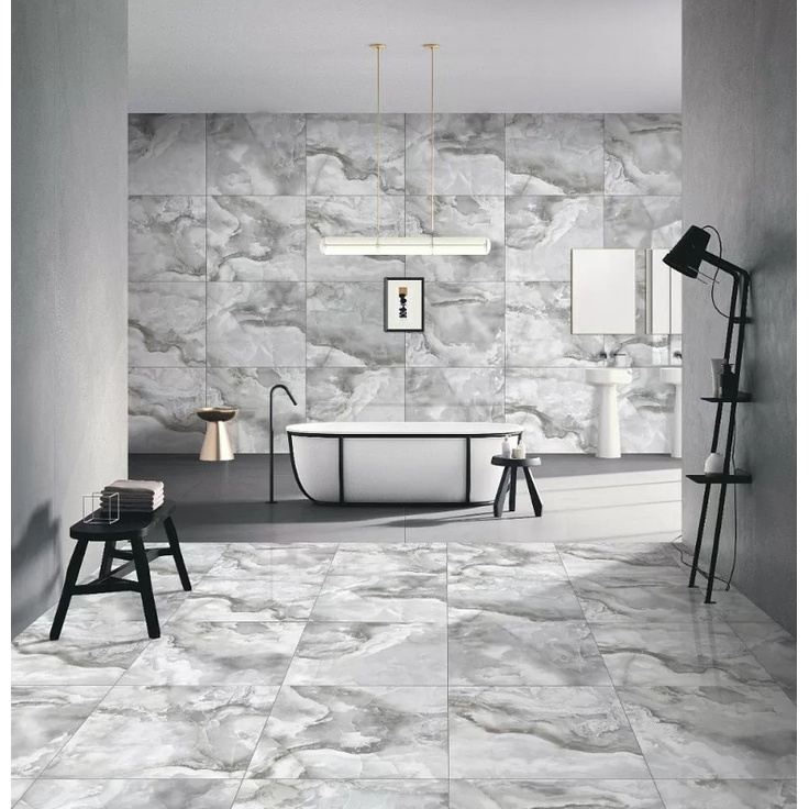 Y*Y様 【新品未使用】 heve PEONYペプラム BLホワイト PR213 Honey Onyx Blue Polished 60x120 керамогранит от Primavera