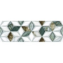 Primavera Hypnose Malachite Decor 04 glossy Настенная плитка 30x90 см, Россия, под оникс - фото 1 - фото 1