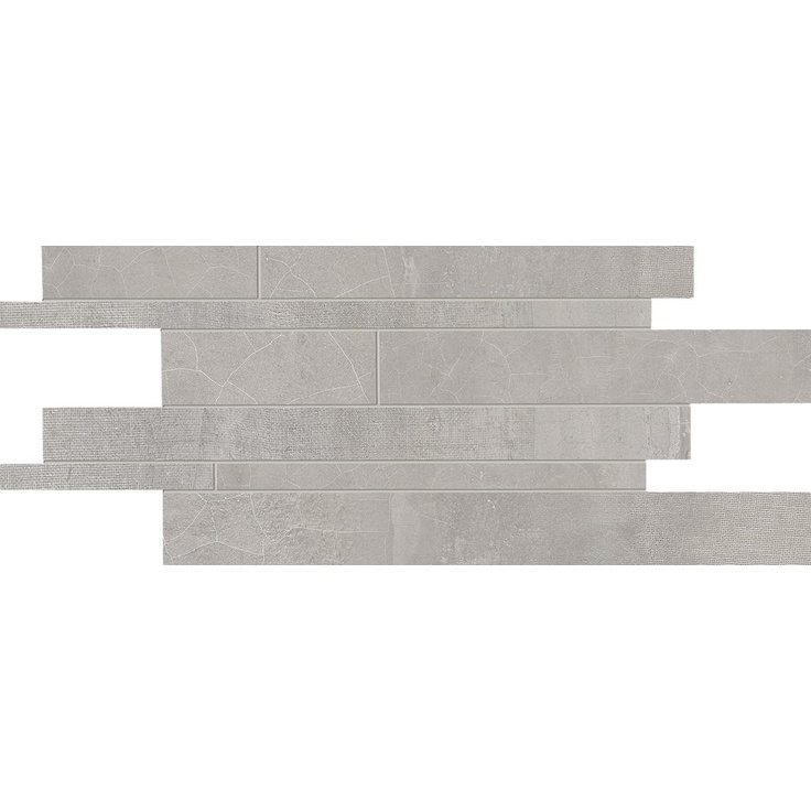 Provenza Gesso E3ER Listelli Sfalsati Pearl Grey Мозаика 30x60 см, Италия - фото 1