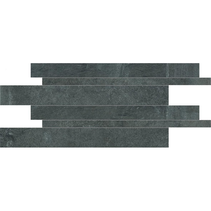 Provenza Groove E3G3 Listelli Sfalsati Mistique Black Мозаика 30x60 см, Италия - фото 1