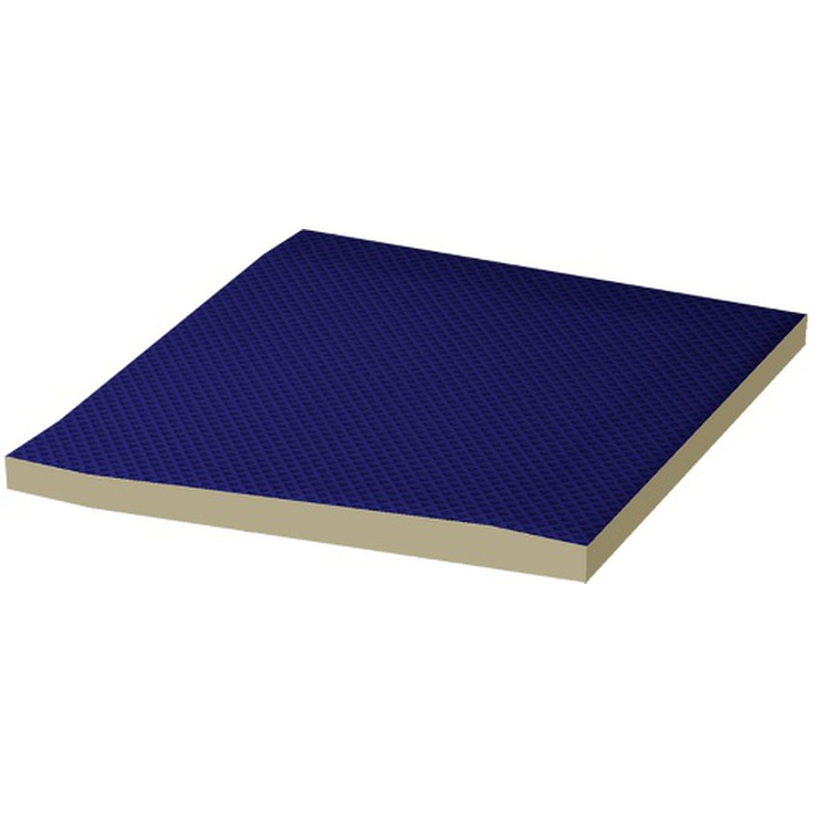 Rako Color One GTR0N605 Синий Декор 10x10 см, Чехия, под камень  - фото 1