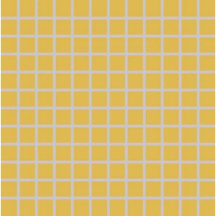 Rako Color One GDM02142 Желтая Мозаика 30x30 см, Чехия, под камень  - фото 1