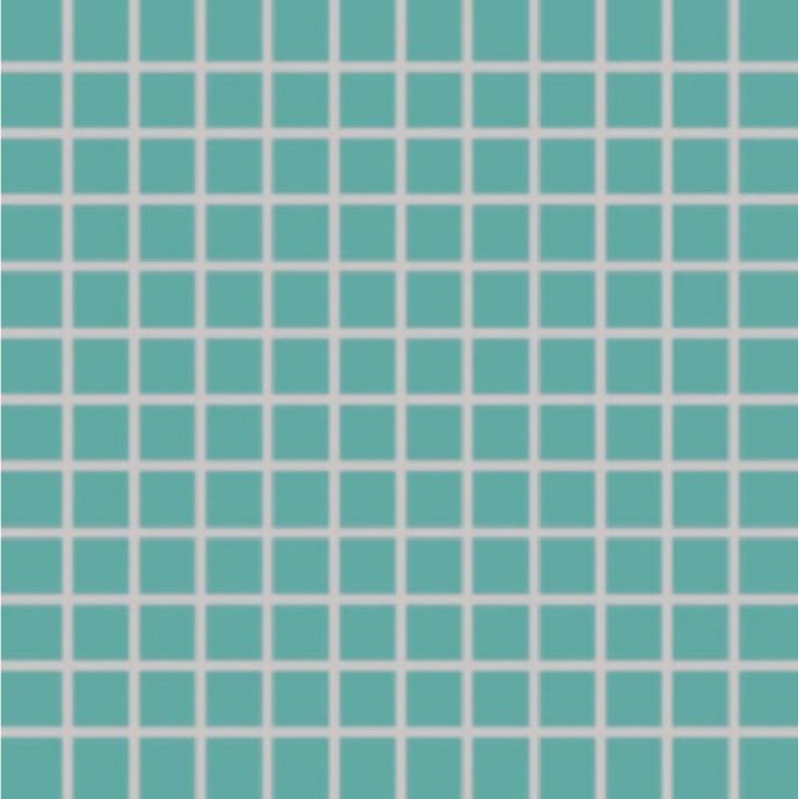 Rako Color One GDM02467 Бирюзовая Мозаика 30x30 см, Чехия, под камень  - фото 1