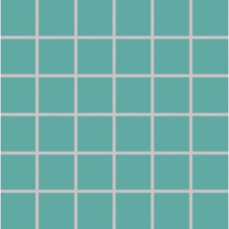 Rako Color One GDM05467 Бирюзовая Мозаика 30x30 см, Чехия, под мозаику - фото 1