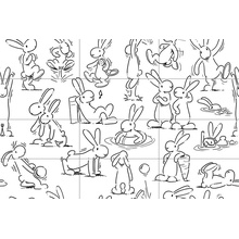 Rako Play WIDMB210 Белая Декор 20x40 см, Чехия, под обои  - фото 1 - фото 1