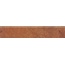 Rako Siena DSAPS665 Red Brown Плинтус 8,5x45 см, Чехия, под камень  - фото 1