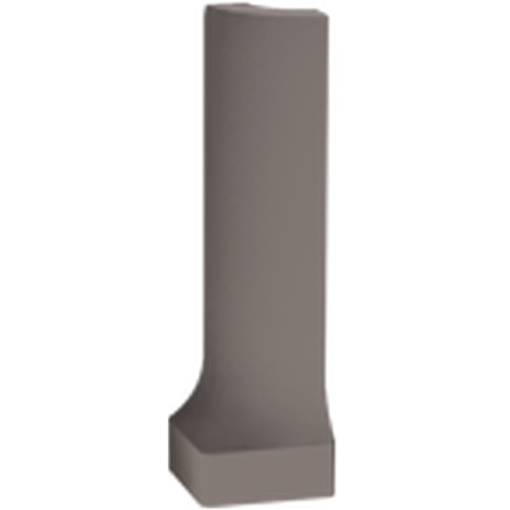 Rako Taurus Color TSERH006 Grey Угол 2,3x8 см, Чехия, под камень  - фото 1