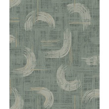 Rasch Beltesto 429053 Абстрактный рисунок Виниловые обои 1005x53 см, цвет: зеленый, Германия - фото 1 - фото 1