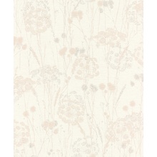 Rasch My moments 320510 Растительность Виниловые обои 1005x53 см, цвет: бежевый, Германия - фото 1 - фото 1