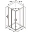 Ravak Blix Slim BLSRV2K 100x80, профиль черный Душевой уголок 80x100x195 см, Чехия - фото 2
