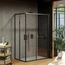 Ravak Blix Slim BLSRV2K 100x80, профиль черный Душевой уголок 80x100x195 см, Чехия - фото 1
