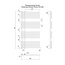Ravak Chrome Warm P24 70х1200 Полотенцесушитель водяной 7x51x80 см, Чехия - фото 2