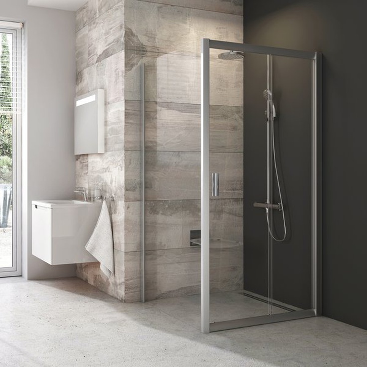 Ravak Chrome 9QVA0C00Z1 CPS-100 блестящий +Transparent Боковая стенка 100x195 см, Чехия - фото 1 Ravak Chrome 9QVA0C00Z1 CPS-100 блестящий +Transparent Боковая стенка 100x195 см, Чехия - фото 1