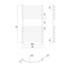 Ravak Rosa Warm P11 50х80 Полотенцесушитель водяной 7x51x80 см, Чехия - фото 2