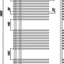 Ravak Style X04000083674 50х160 Полотенцесушитель водяной 10x51,6x160,6 см, Чехия - фото 1 - фото 2