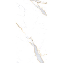 Realistik Elana Statuario Gold Carving Керамогранит 60x120 см, Индия, под мрамор - фото 1 - фото 1