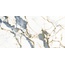 Realistik Italica Andes Blanco Gold Blue Carving Керамогранит 60x120 см, Индия, под камень  - фото 1