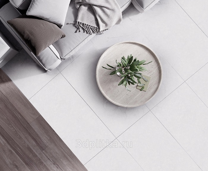Realistik Pierre 60x120 см, керамогранит, Индия, под бетон  - фото интерьера 1