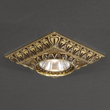 Reccagni Angelo 1083 SPOT 1083 ORO Встраиваемый светильник 10x10x5 см - фото 1 - фото 2