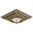 Reccagni Angelo 1083 SPOT 1083 ORO Встраиваемый светильник 10x10x5 см - фото 1
