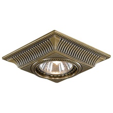 Reccagni Angelo 1084 SPOT 1084 BRONZO Встраиваемый светильник 10x10x5 см - фото 1 Reccagni Angelo 1084 SPOT 1084 BRONZO Встраиваемый светильник 10x10x5 см - фото 1 - фото 1